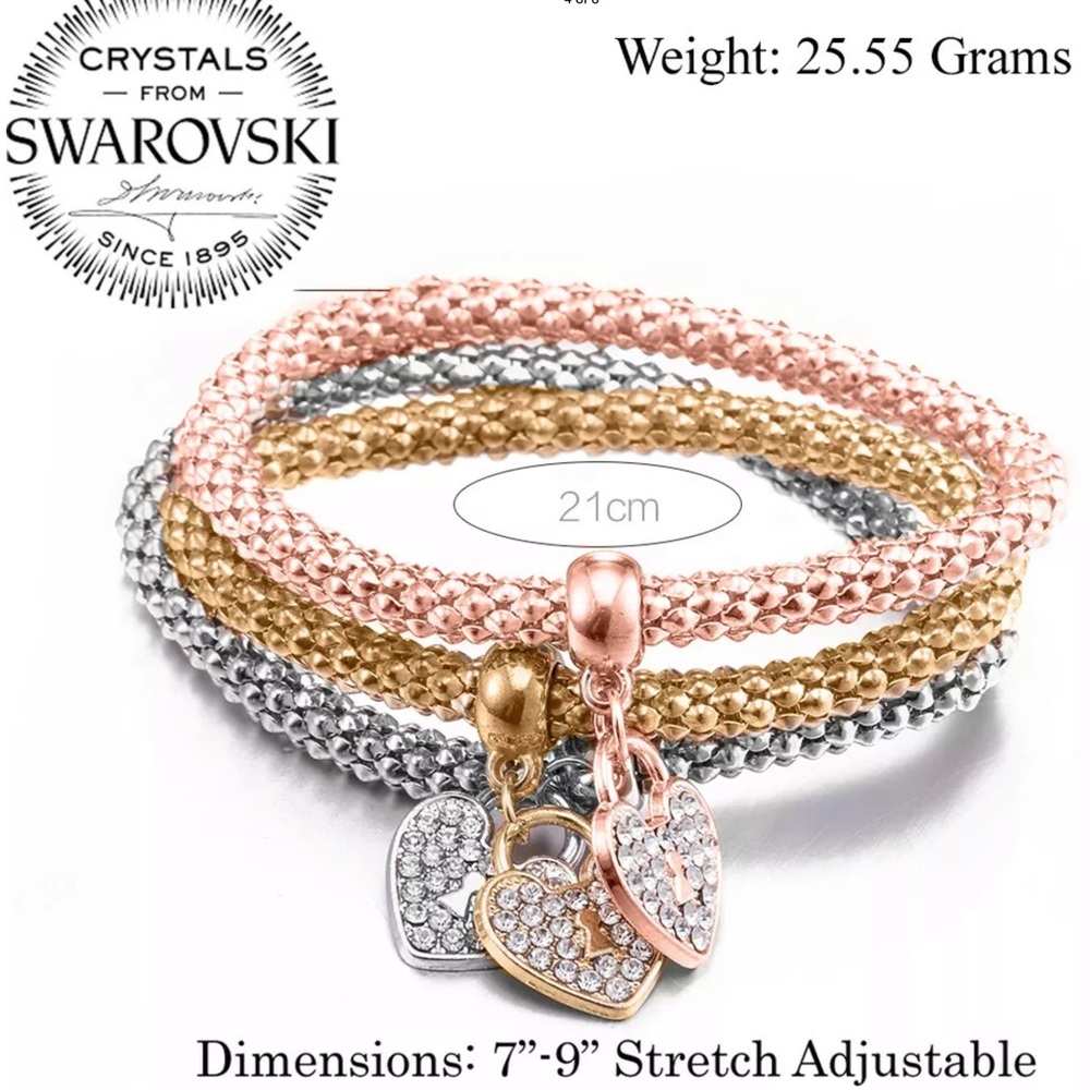Elegant & Bold Swarovski Crystal Bracelets! - Picture 4 of 5